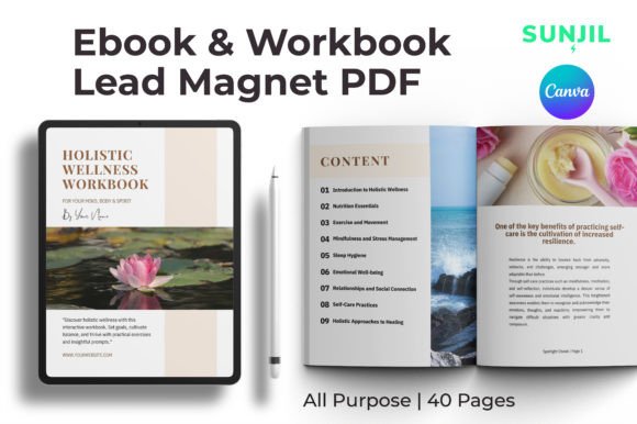 Canva Modern Ebook Workbook Lead Magnet: Design Your Lead Magnet