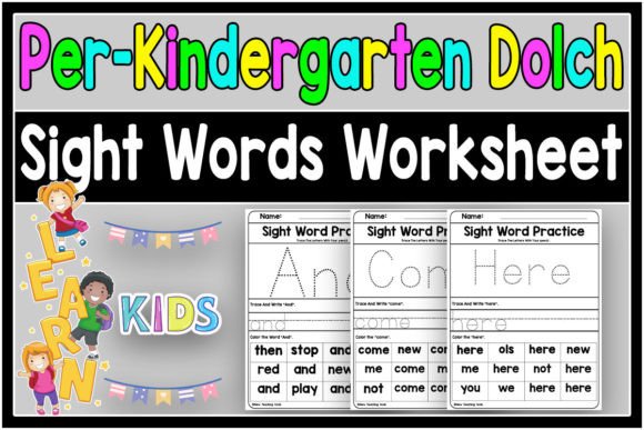 Dolch Sight Words Tracing Book: A Design Asset for Foundational Learning