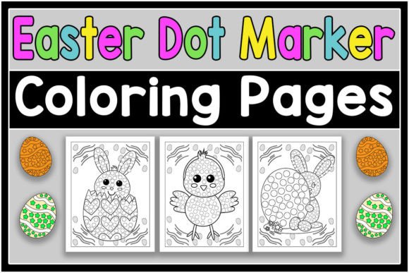 Easter Dot Marker Activity Book: A Design Asset for Engaging Visuals