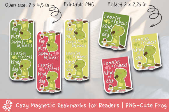 Magnetic Bookmarks | Stories & Snacks: Design for Function & Charm