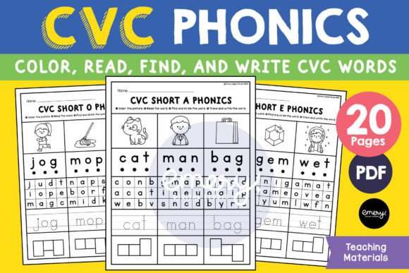 Mastering CVC Phonics Worksheets: A Designer's Guide to Educational Visuals
