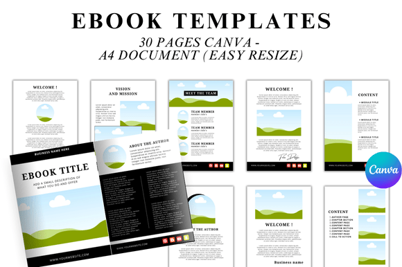 Streamline Your Editorial Design with a Professional Ebook Template Kit