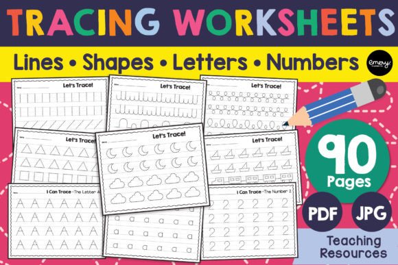 Tracing Worksheets: Foundational Tools for Visual Fluency